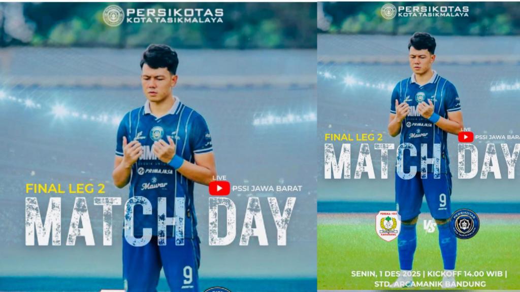 Hadapi Laga Penentuan di Leg Kedua Final Liga 4 Seri 1 Jabar, Persikotas FC Siap Jadi Juara!