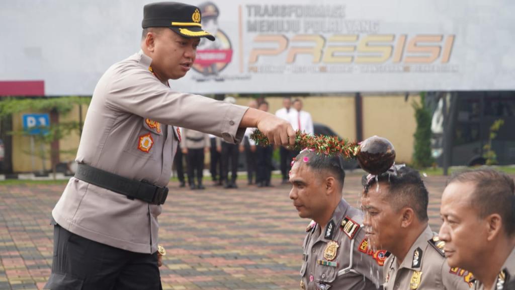51 Personel Polres Tasikmalaya Kota Naik Pangkat