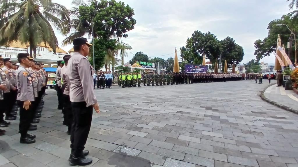 688 Personel Gabungan Siap Amankan Malam Tahun Baru 2025 di Kota Tasikmalaya