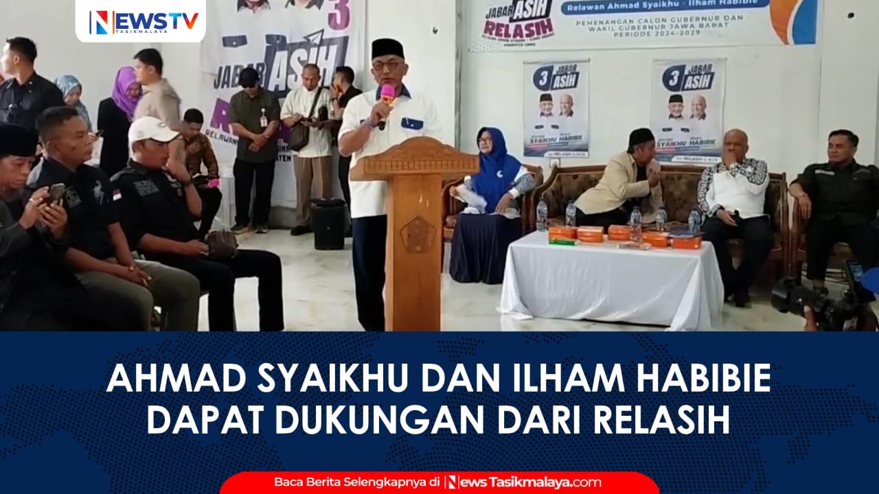 VIDEO: Ahmad Syaikhu dan Ilham Habibie dapat Dukungan dari Relasih untuk Pilgub Jabar