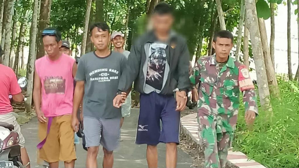 Aksi Heroik Warga Dusun Panamun Ciamis, Tangkap Maling di Siang Bolong