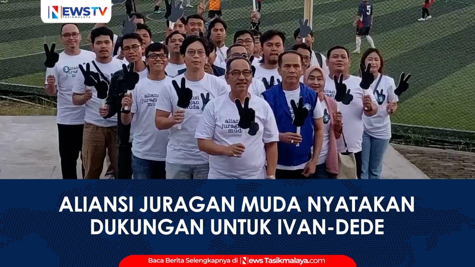 VIDEO: Aliansi Juragan Muda Tasikmalaya Deklarasi Dukungan Ivan Dicksan-Dede Muharam di Pilkada