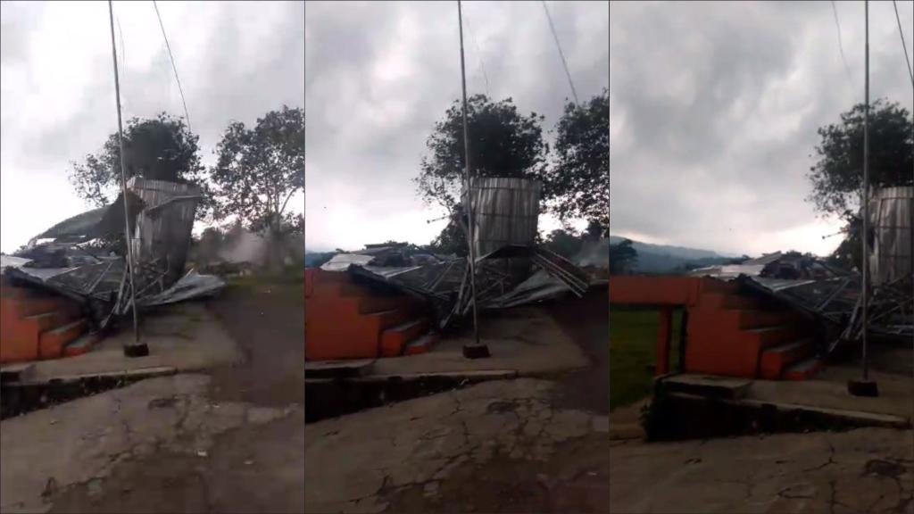 Angin Kencang Terjang Desa Sumberjaya Ciamis, Sejumlah Rumah Rusak