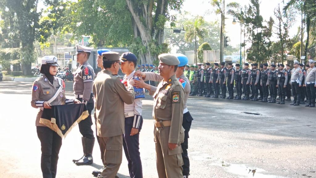 Apel Gelar Pasukan Operasi Ketupat Lodaya 2025 di Ciamis, Mudik Dipastikan Aman & Lancar