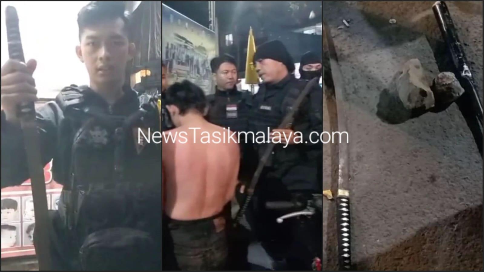 Bawa Pedang Katana dan Stik Baseball, Empat Remaja Diamankan Tim Maung Galunggung Polres Tasikmalaya Kota