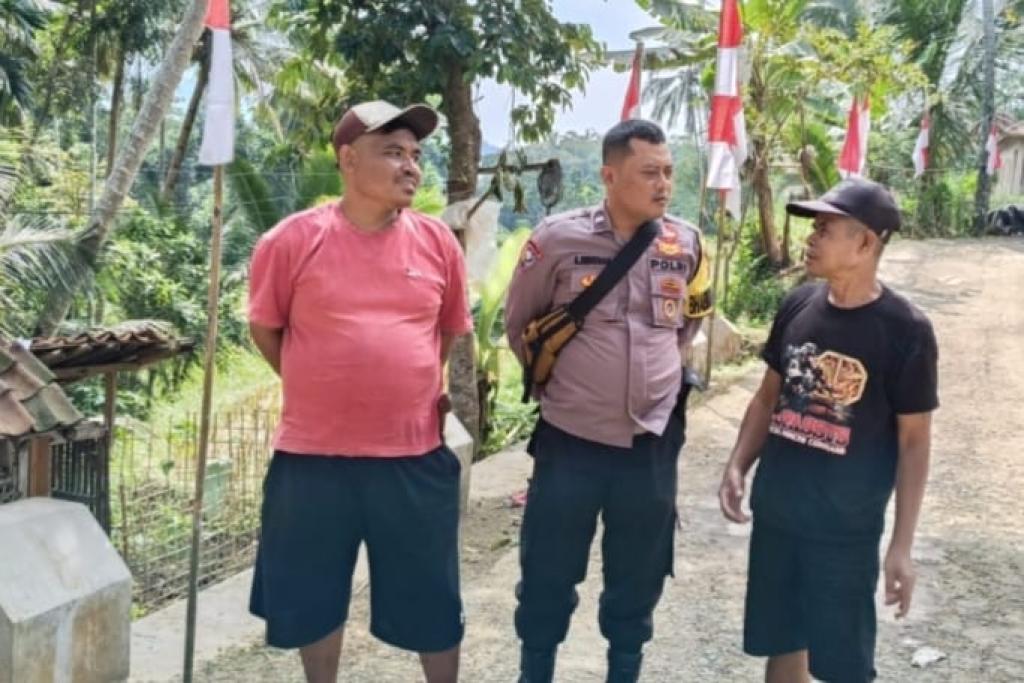 Bhabinkamtibmas Polsek Parungponteng Ajak Warga Jaga Kamtibmas Jelang Pilkada 2024