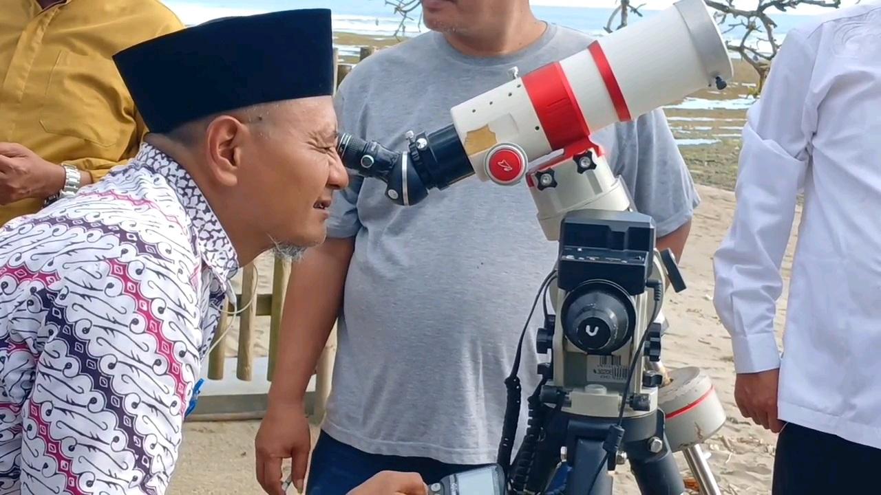 BHRD Kota Tasikmalaya Gelar Rukyatul Hilal di Pantai Sindangkerta untuk Penentuan Awal Ramadan