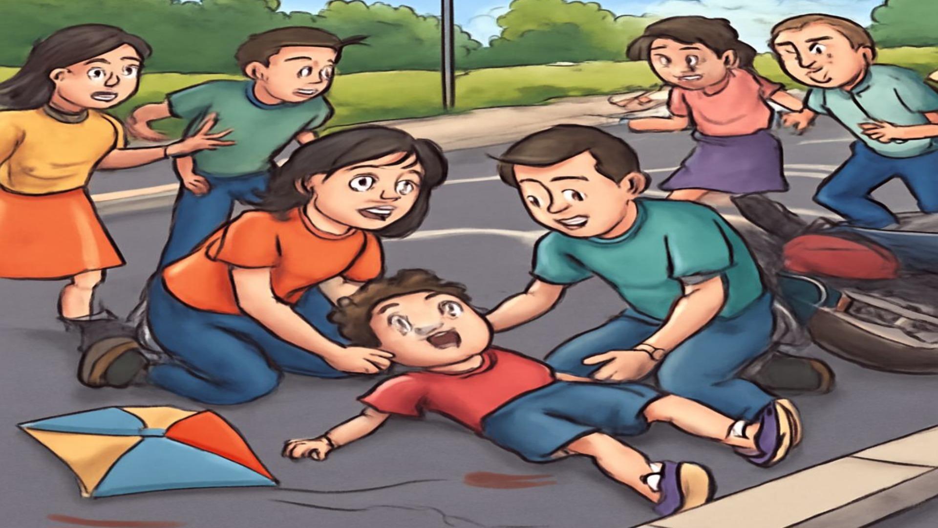 Bocah SD Tewas Terserempet Motor Saat Kejar Layangan Putus di Jalan Sewaka Tasikmalaya