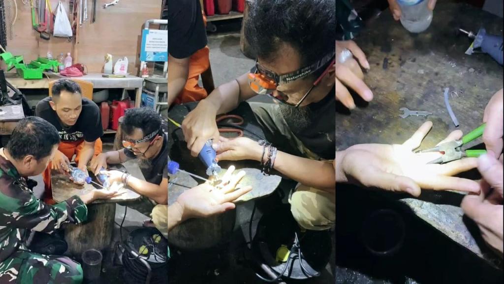 BPBD Kota Tasikmalaya Evakuasi Cincin Terjebak di Jari Anggota TNI AU