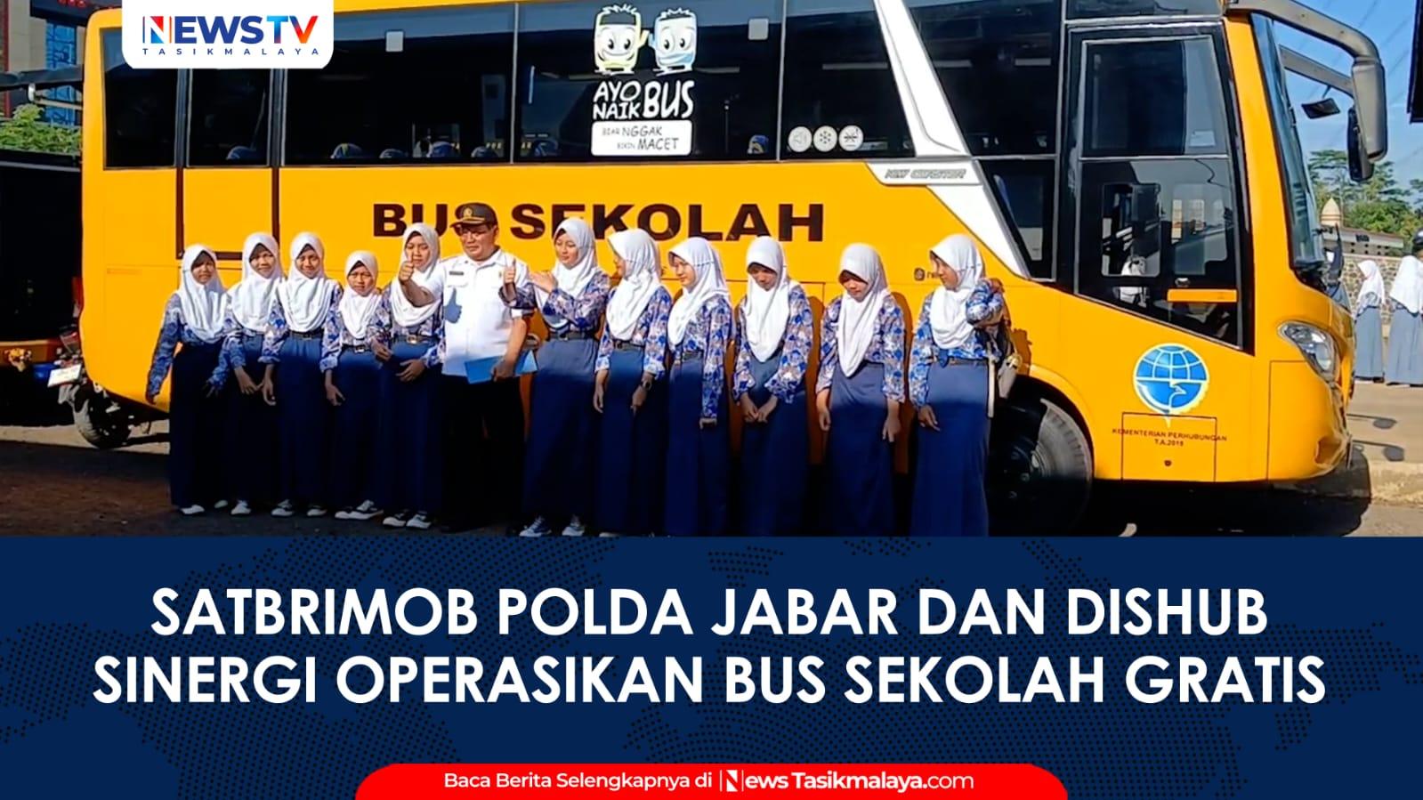 VIDEO: Brimob dan Dishub Kabupaten Tasikmalaya Luncurkan Bus Sekolah Gratis untuk Siswa di Daerah Perbatasan