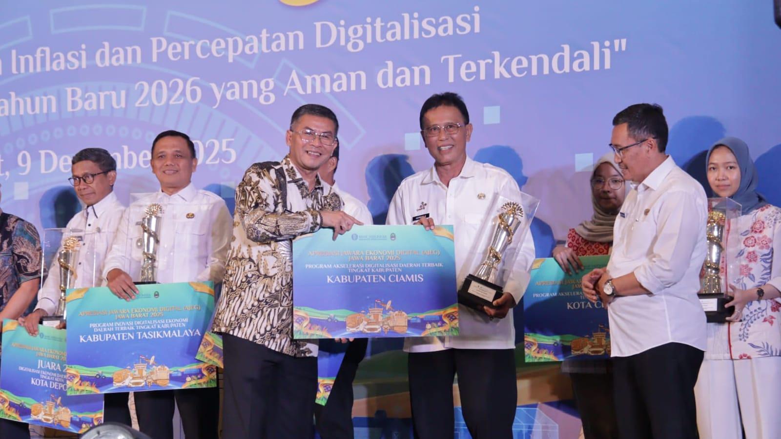 Ciamis Raih Gelar Kabupaten Terbaik dalam Akselerasi Digitalisasi Daerah Tingkat Jawa Barat