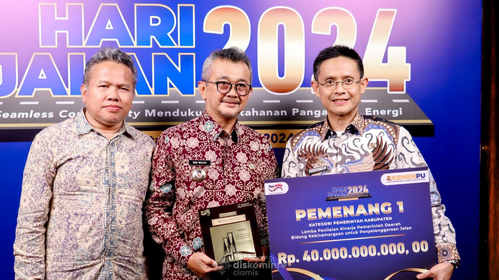 Ciamis Raih Penghargaan Nasional Sebagai Penyelenggara Jalan Terbaik