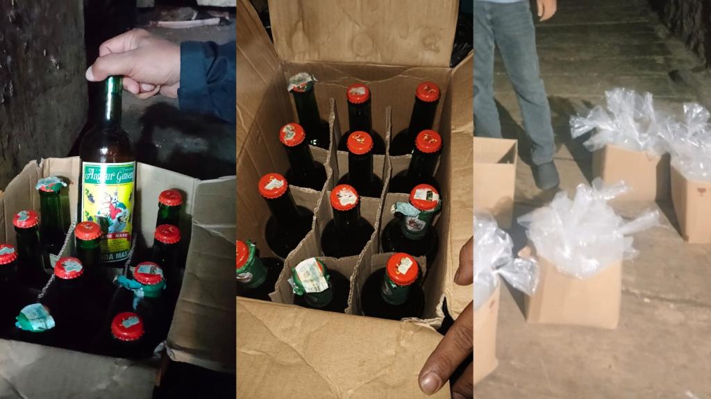 Cipta Kondisi Malam Tahun Baru 2025, Polres Tasikmalaya Kota Ciduk Penjual Miras di Pasar Cikurubuk