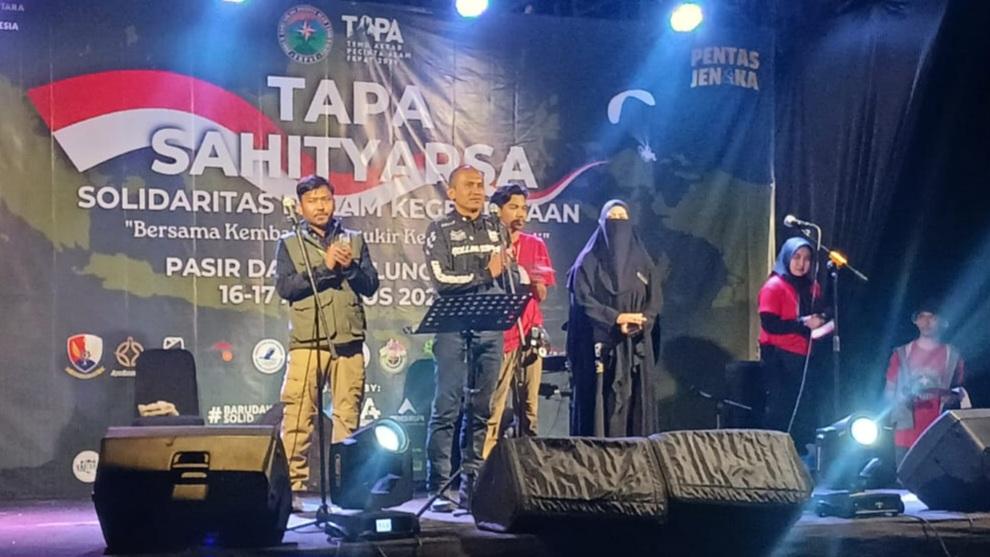 Danlanud Wiriadinata Tasikmalaya Resmi Buka TAPA Sahityarsa di Pasir Datar Galunggung