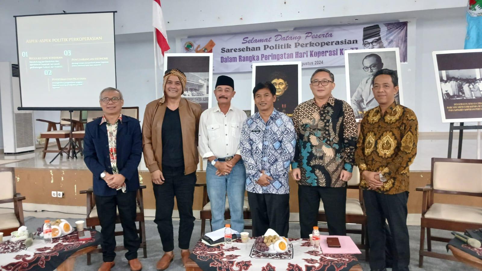 Dekopinda Kota Tasikmalaya Gelar Sarasehan Politik Perkoperasian Peringati Hari Koperasi ke-77