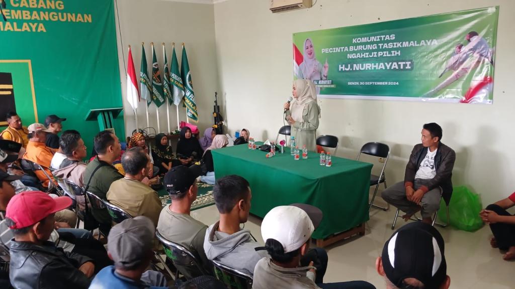 Dukungan Komunitas Burung Tasikmalaya untuk Paslon Nurhayati-Muslim