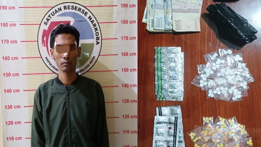 Edarkan Obat Terlarang, Pemuda asal Aceh Ditangkap Polisi di Tasikmalaya