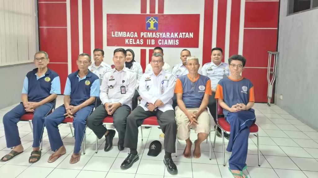 Empat Narapidana Lapas Kelas IIB Ciamis Mendapat Remisi Khusus Natal 2024