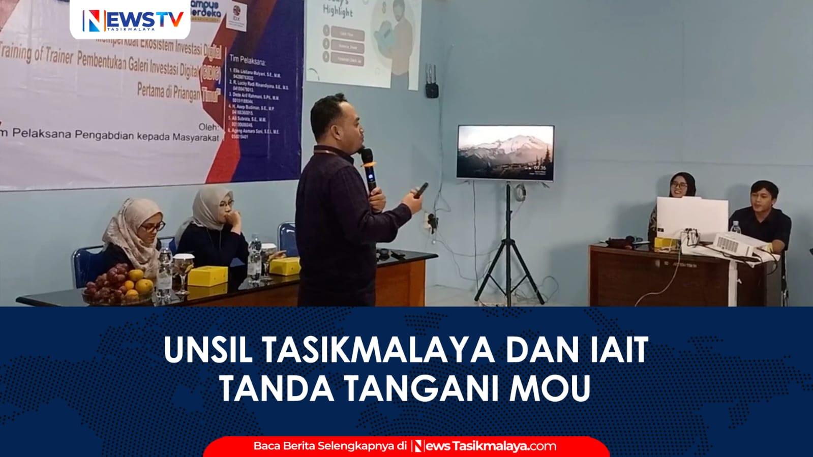 VIDEO: FEB Unsil Tasikmalaya Dorong Pembentukan Galeri Investasi Digital di FEBI IAIT