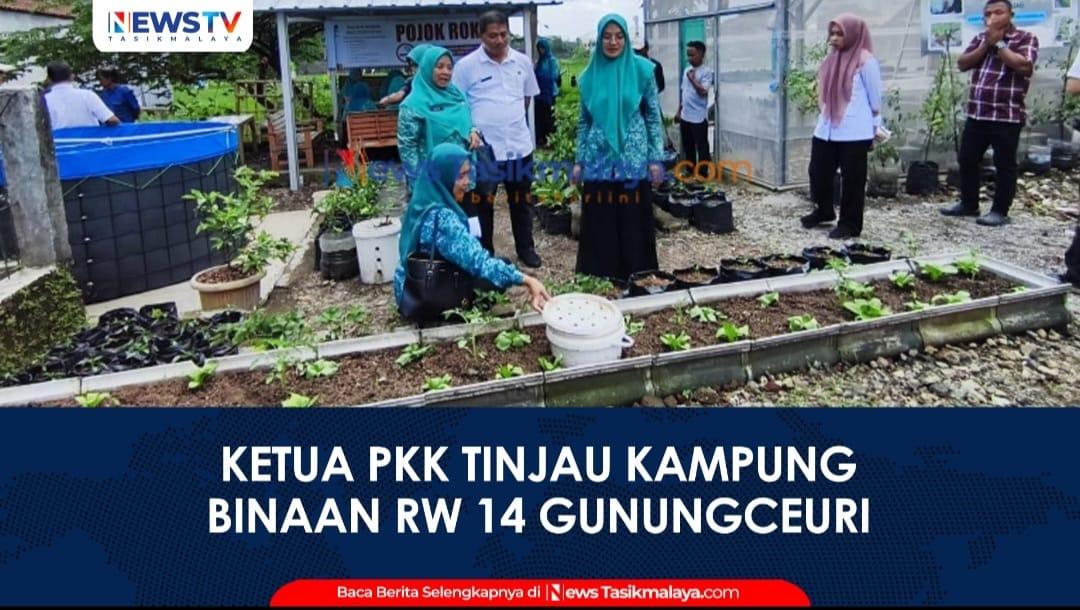 VIDEO: Ketua PKK Kota Tasikmalaya Tinjau Pojok Baca hingga KWT di Kampung Binaan RW 14 Gunungceuri