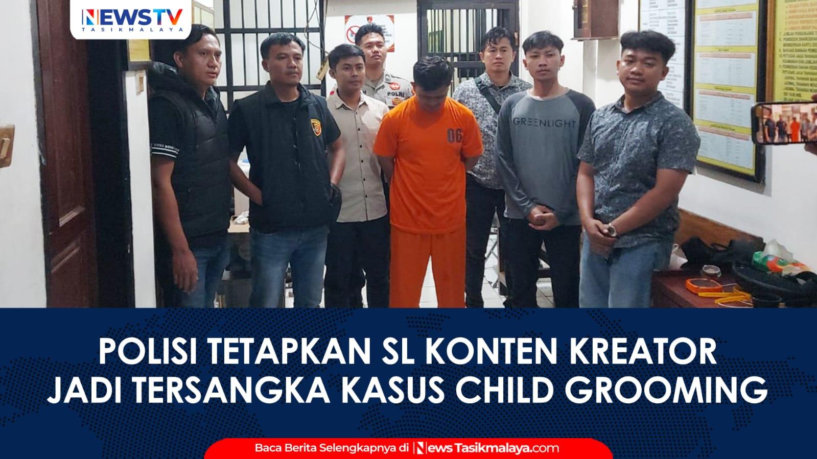 VIDEO: Polisi Tetapkan SL Konten Kreator Asal Tasikmalaya Jadi Tersangka Kasus Child Grooming, Resmi Ditahan Polres Tasikmalaya Kota