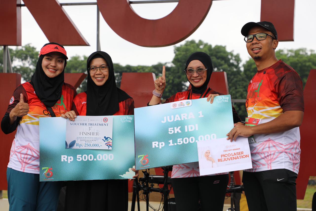 FUN RUN WITH DOCTORS 2025, Warnai HUT ke-75  IDI dengan Semangat Sehat dan Kolaborasi di Kota Tasikmalaya