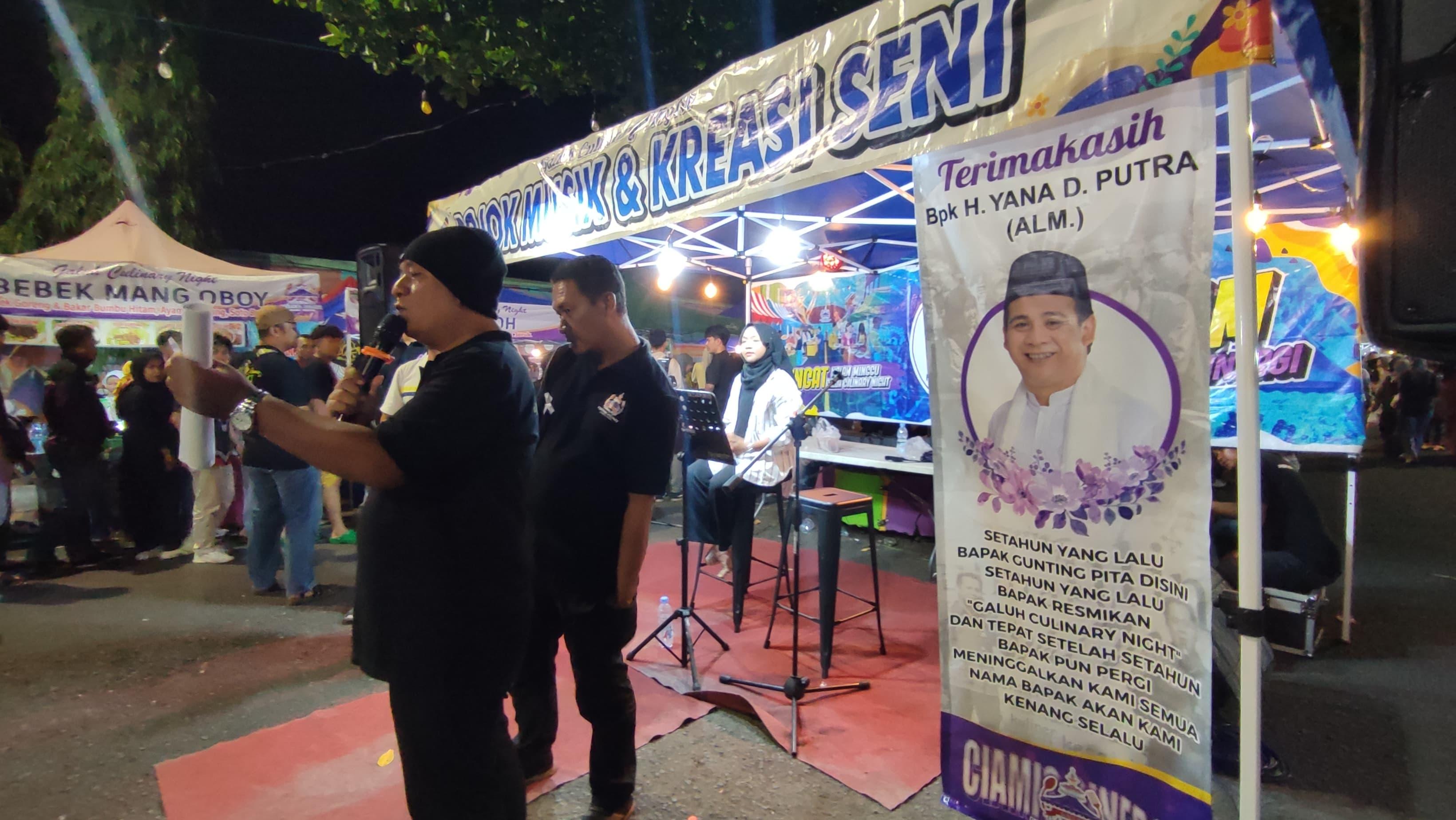 Galuh Culinary Night Berubah Jadi Malam Doa untuk Yana D Putra