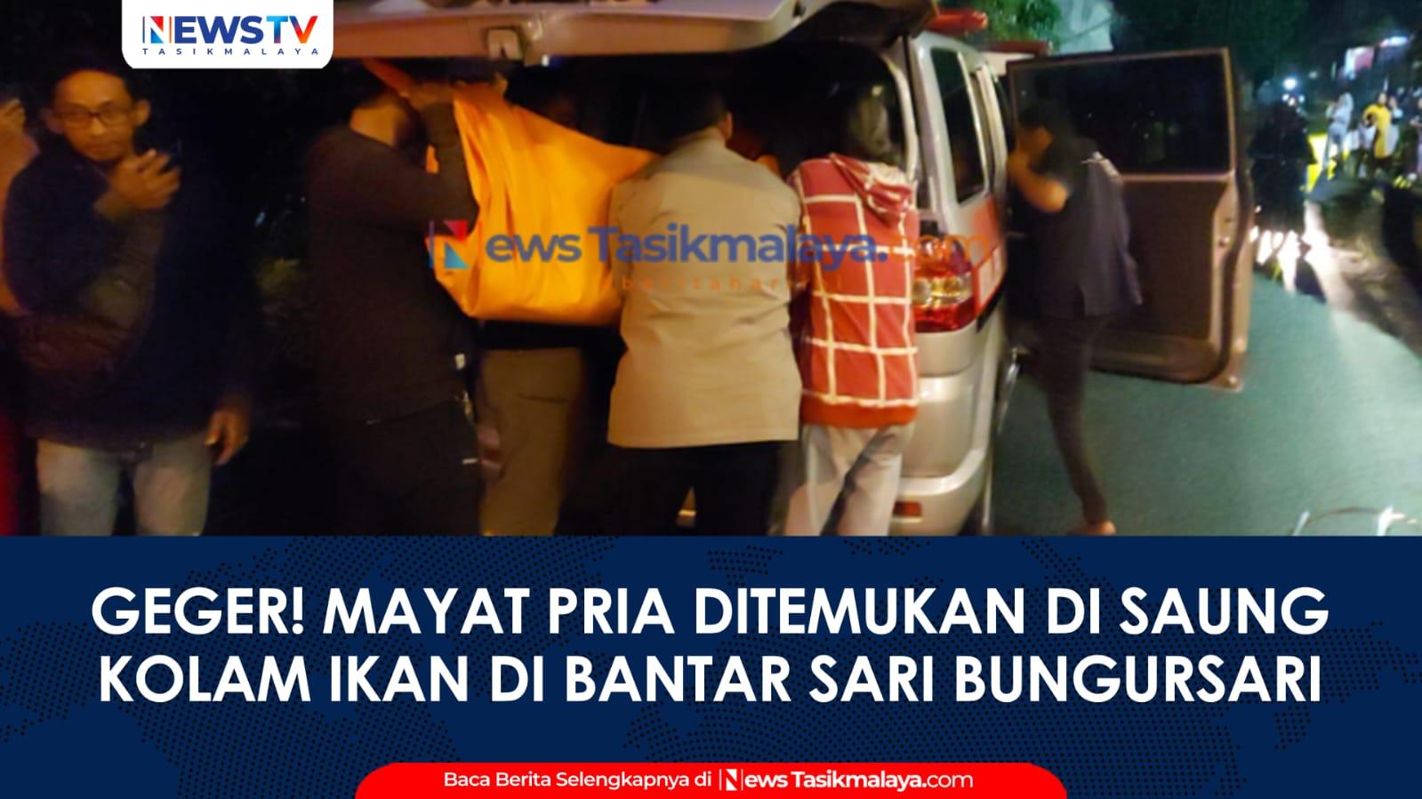VIDEO: Geger! Mayat Pria Ditemukan di Saung Kolam Ikan di Bantarsari Bungursari Tasikmalaya