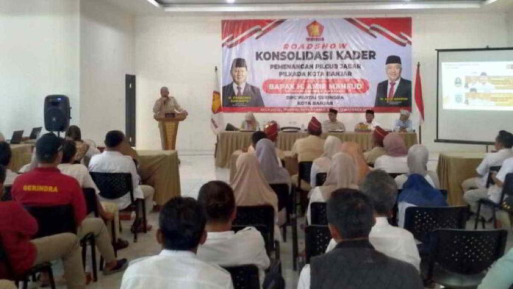 Gerindra Jabar Perkuat Soliditas Kader untuk Menangkan Pasangan BADAMI di Pilkada Banjar 2024