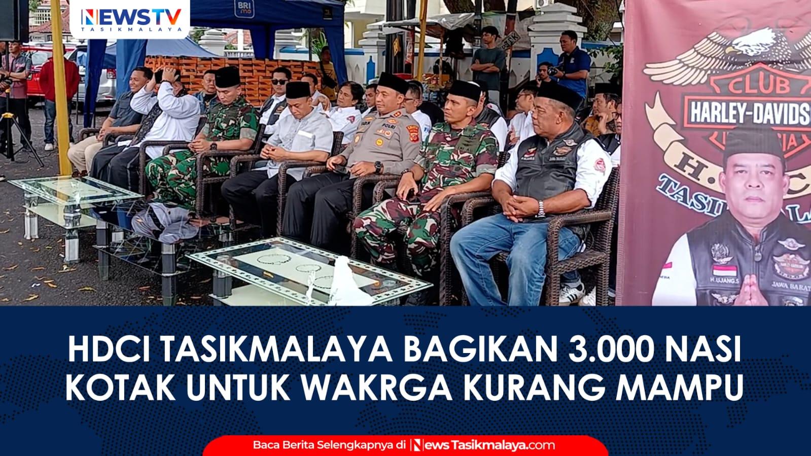 VIDEO: HDCI Tasikmalaya Bagikan 3.000 Nasi Kotak untuk Warga Kurang Mampu Selama Ramadhan