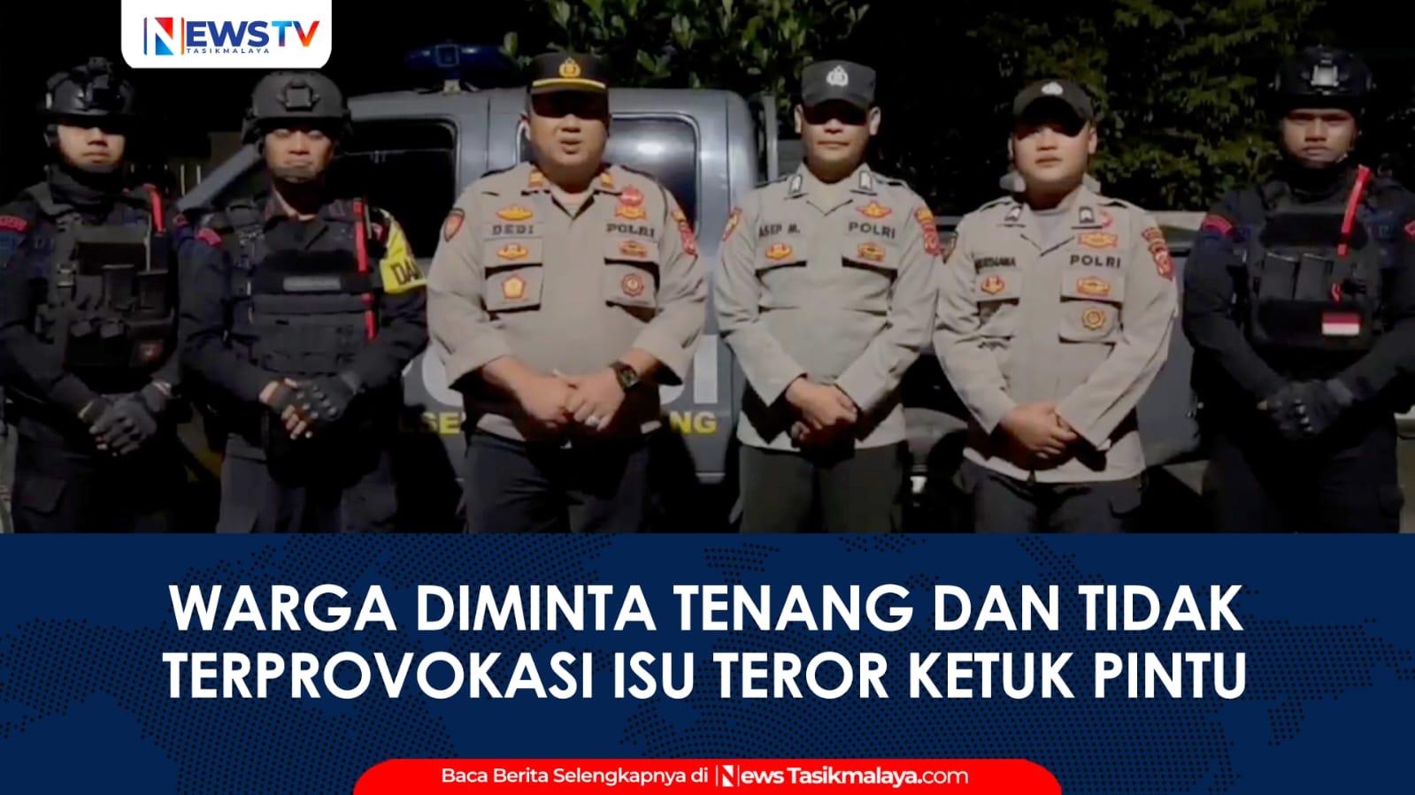 VIDEO: Heboh Isu Teror Ketuk Pintu, Polsek Puspahiang dan Batalyon D Pelopor Satbrimob Polda Jabar Gelar Patroli di Desa Puspasari