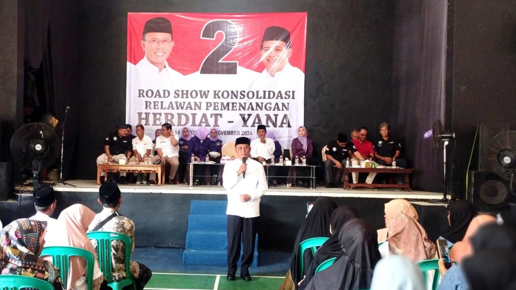 Herdiat-Yana Konsolidasikan Dukungan di Cimaragas Jelang Pilkada 2024