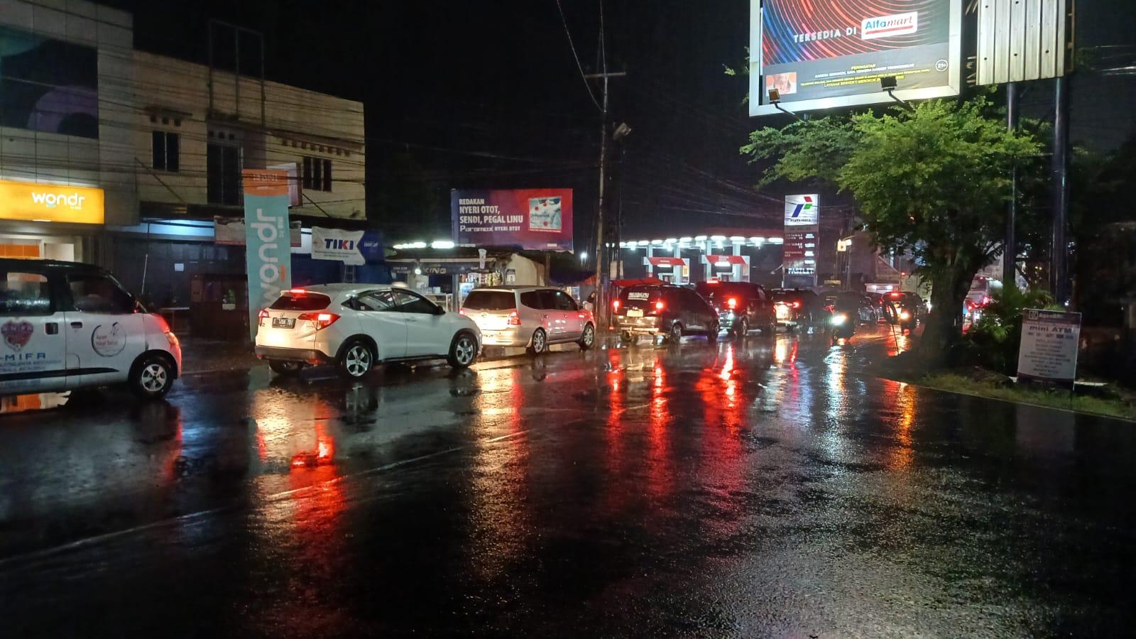 Hujan Guyur Jalur Gentong Tasikmalaya, Pengendara Diminta Waspada