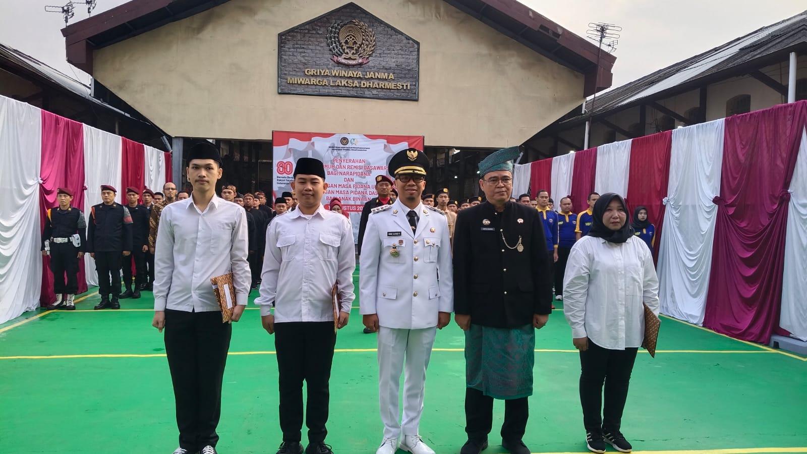 HUT ke-80 RI, 5 Warga Binaan Lapas Tasikmalaya Dapat Remisi Langsung Bebas