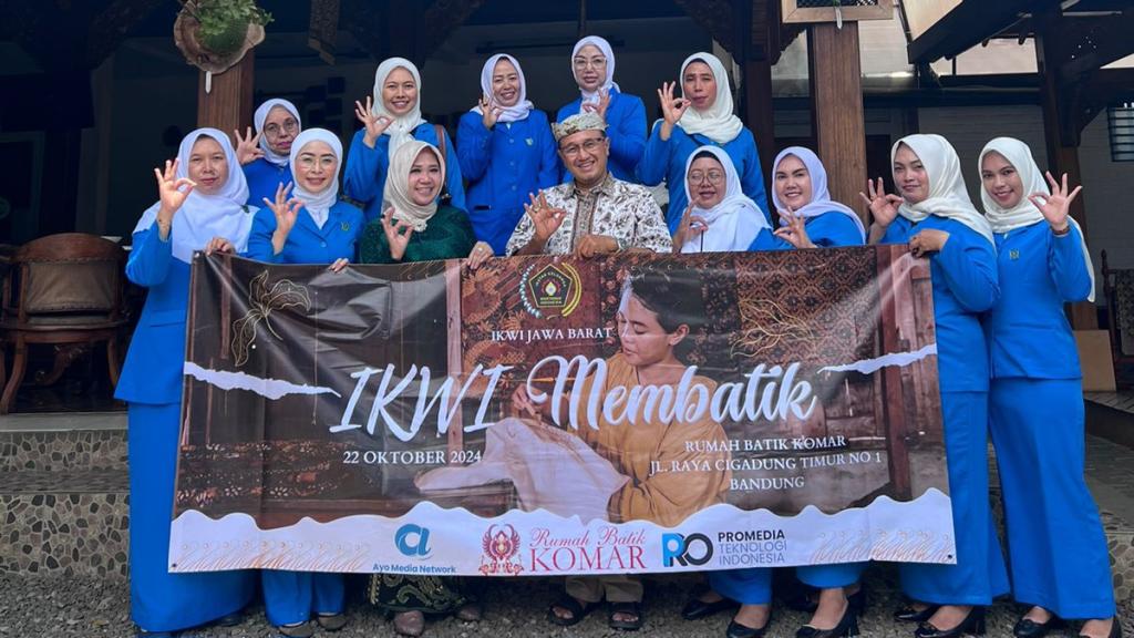 IKWI Jawa Barat Gelar Workshop Membatik di Rumah Batik Komar Bandung