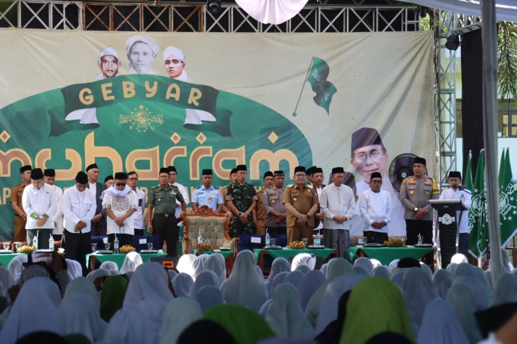 AKBP Haris Dinzah Hadiri Gebyar Muharram dan Apel Kader PCNU Kabupaten Tasikmalaya