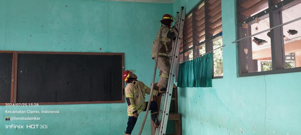 Sehari, Dua Kejadian Kebakaran di Ciamis