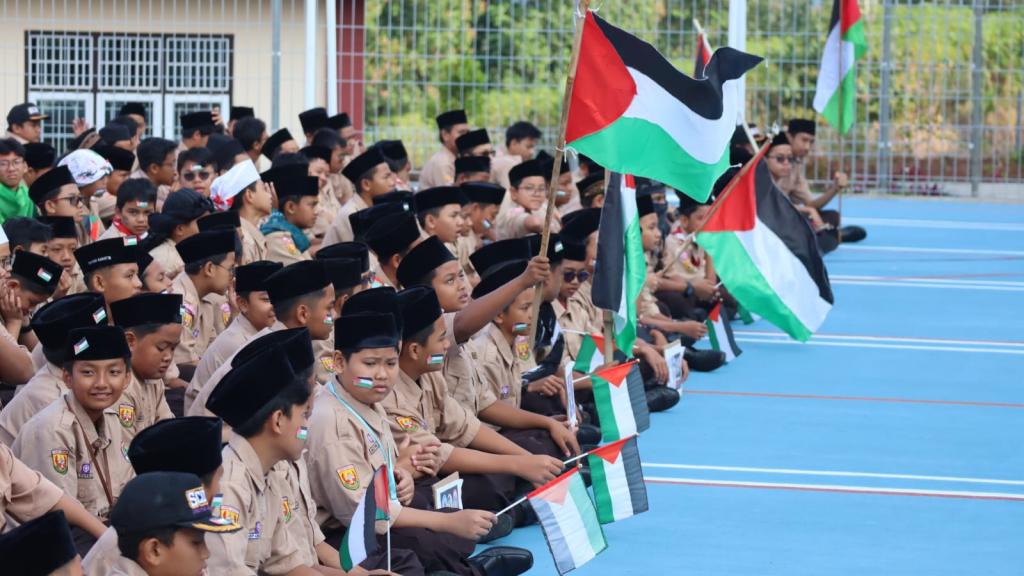 Ponpes As-Syifa Subang Gelar Aksi Solidaritas Bela Palestina