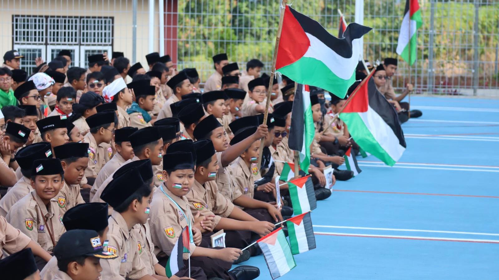 Ponpes As-Syifa Subang Gelar Aksi Solidaritas Bela Palestina