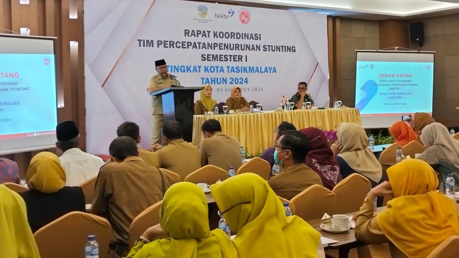 Pemkot Tasikmalaya Gelar Rakor Percepatan Penurunan Stunting Semester 1