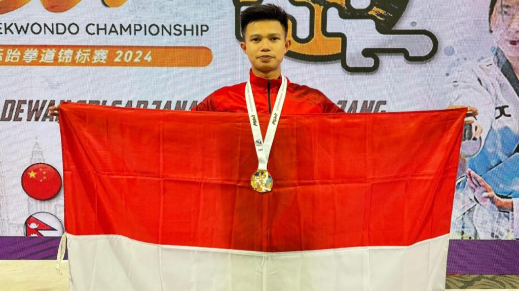 Bripda Dhiva Rahmani, Anggota Polres Tasikmalaya Raih Medali Emas di MBW International Taekwondo Championship 2024