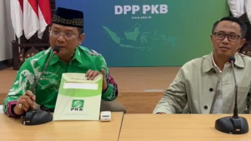 Terima SK B1 KWK dari PKB, Yanto Oce-KH Aminudin Bustomi Resmi Diusung di Pilkada Tasikmalaya 2024