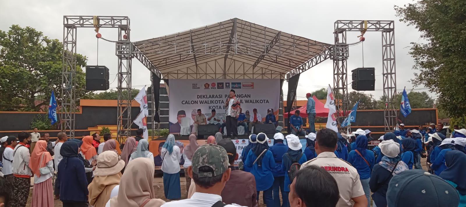 Pasangan Bambang-Danial Daftar ke KPU Kota Banjar Usai Deklarasi