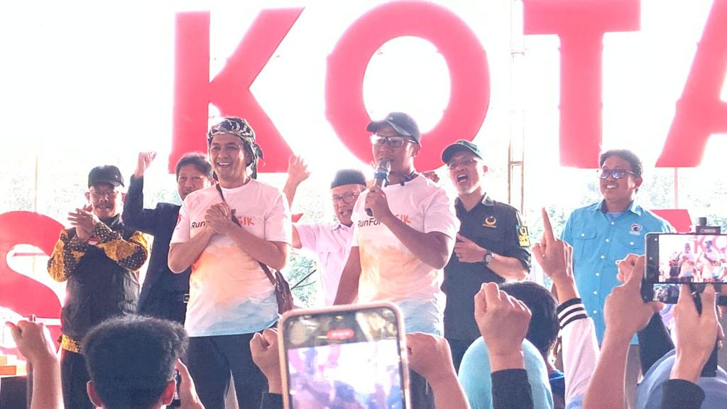 Malam ini, Viman-Dicky Daftar Ke KPu Kota Tasikmalaya setelah Deklarasi di Alun-alun Dadaha