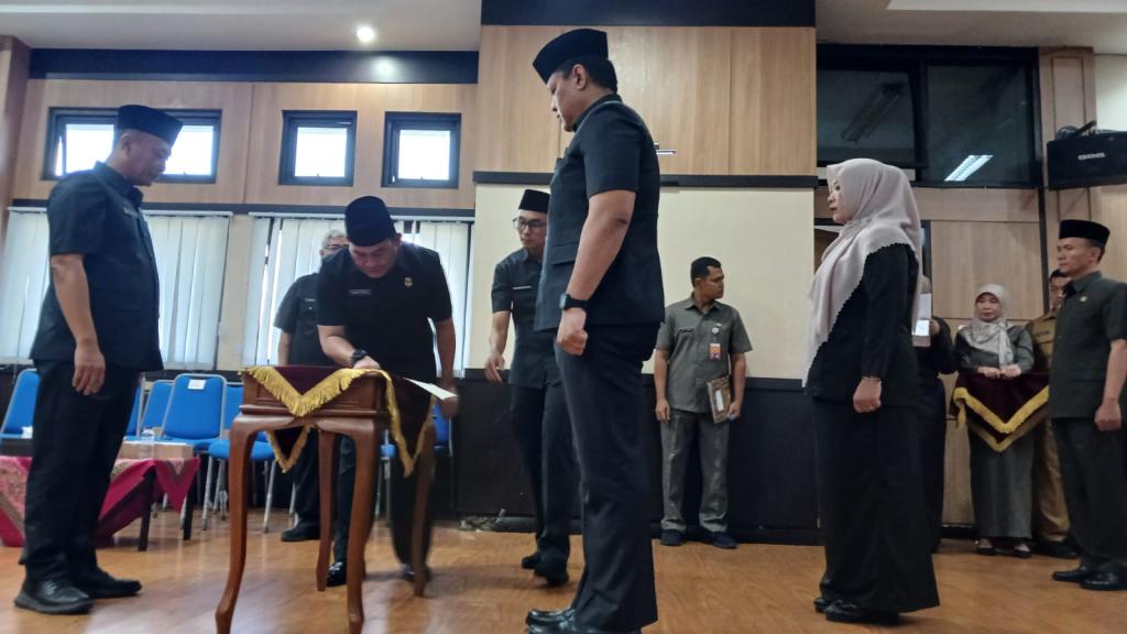 Pj Sekda Kota Tasikmalaya Lantik 40 Pejabat Baru, ini Nama-namanya