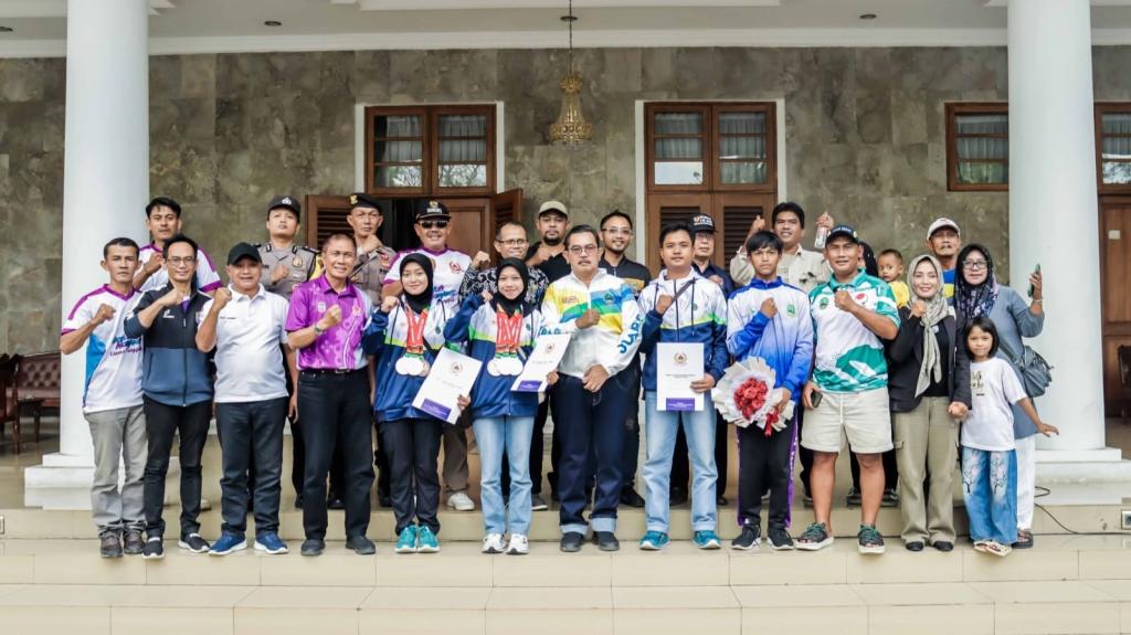Usai Torehkan Prestasi di PON XXI, Atlet Petanque Ciamis Disambut Hangat Pj Bupati