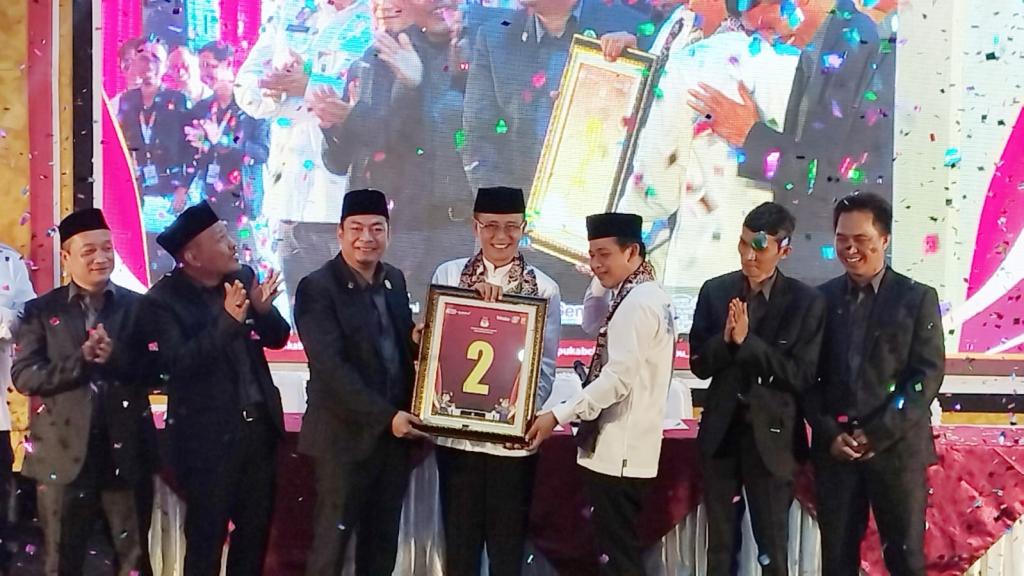 Herdiat-Yana Peroleh Nomor Urut 2 di Pilkada Ciamis 2024