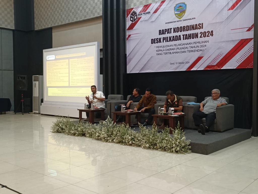 Hasil Pantauan Bawaslu ke Rakor Desk Pilkada Kota Tasikmalaya: Tak Ada Dugaan Penggiringan Calon