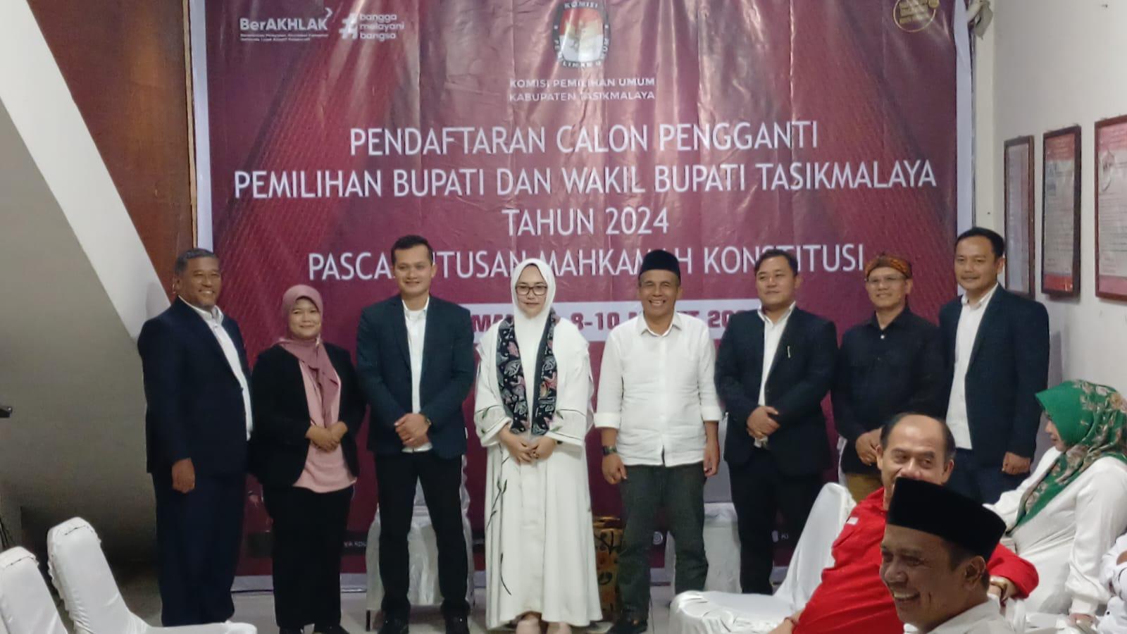 Ai Diantani Resmi Maju di PSU Pilkada Kabupaten Tasikmalaya, Targetkan Kemenangan 52 Persen