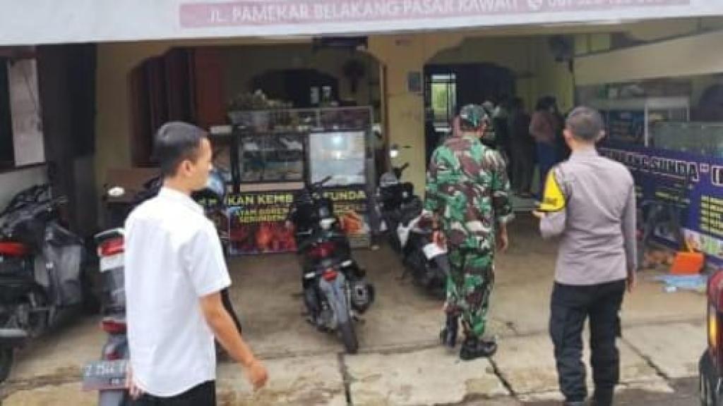 Polsek Kawali Sidak Warung Makan yang Buka Siang Hari Selama Ramadan